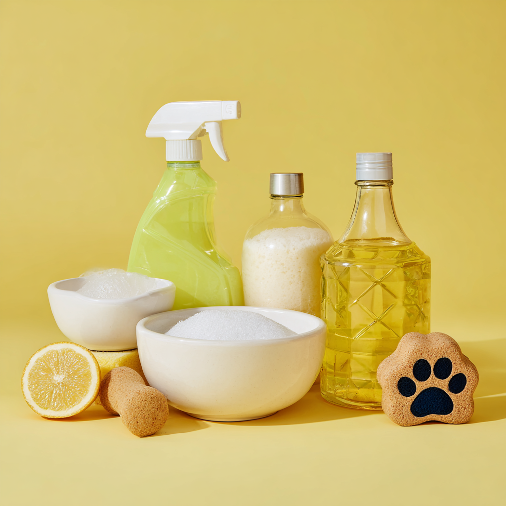 Homemade, Pet-Safe Cleaning Solutions for Bowls and Toys