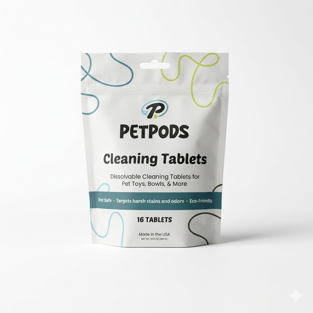 Cleaning Tablets for Pet Bowls, Toys & Accessories